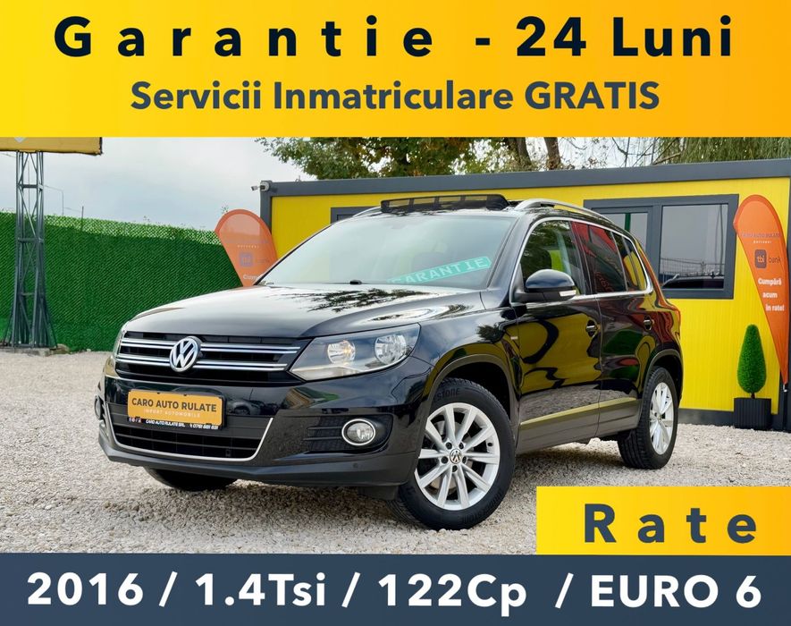 Volkswagen Tiguan 2016 -1.4Tsi -125cp -EURO 6- Tekna -Km Reali -Parc Auto-Rate -Garantie