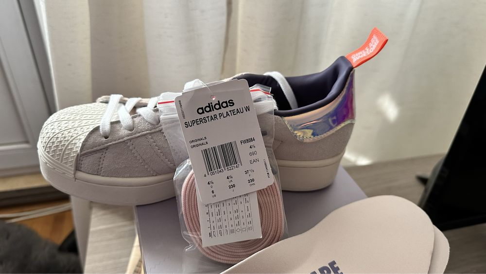 Adidas Original Superstar Plateau la cutie ( 37.1/3 )