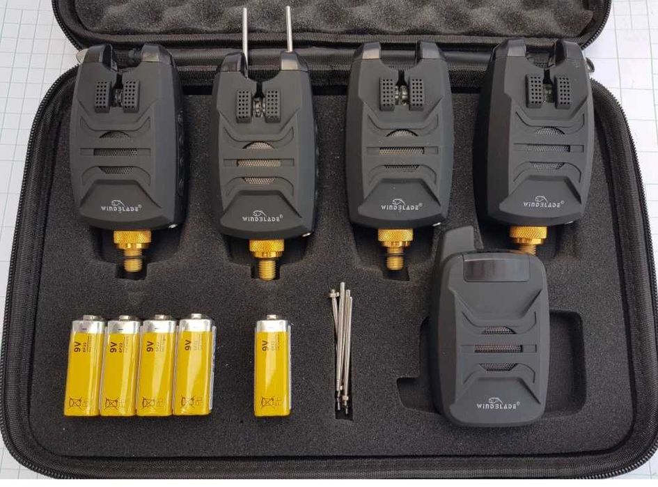 Set 4 Avertizori cu Statie Wind Blade 4 culori cu SNAG BARR M513