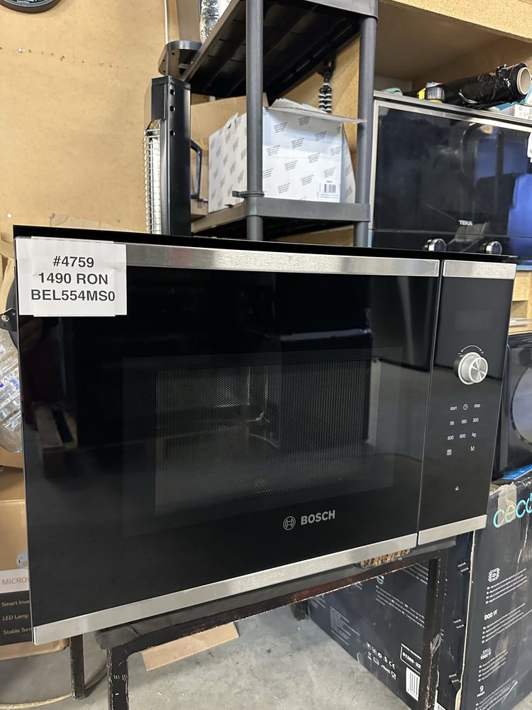 Cuptor cu microunde si grill incorporabil Bosch BEL554MSO seria 6