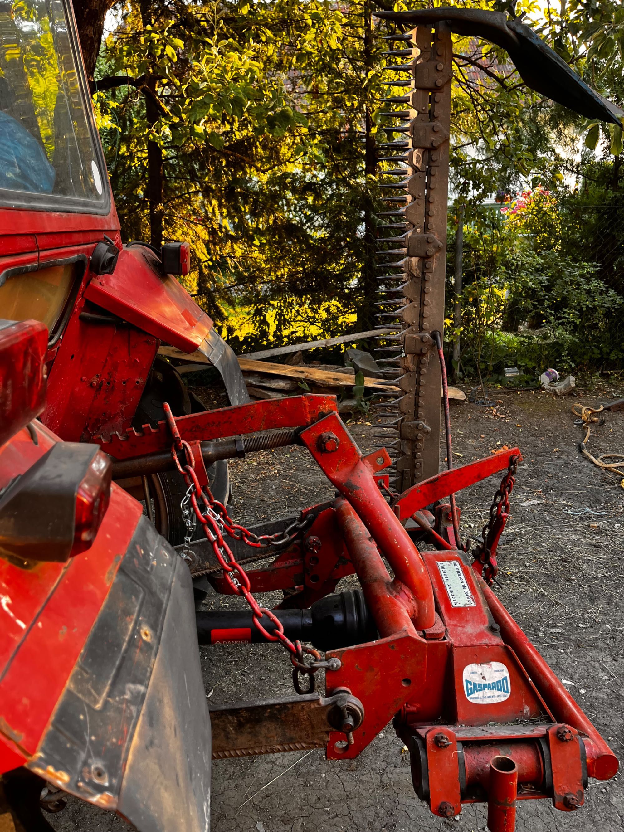 cositoare laterală germană pentru tractor
