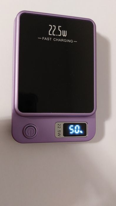 Baterie externa wireless charging 15w Iphone sau Samsung