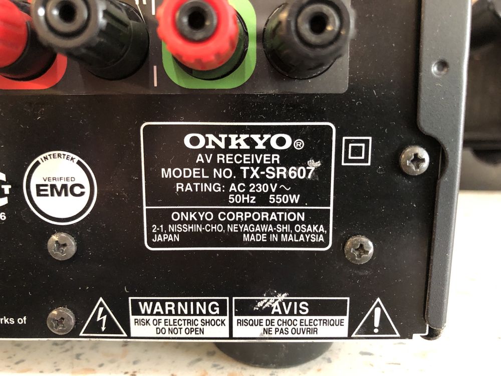 Onkyo TX-SR607 resiver