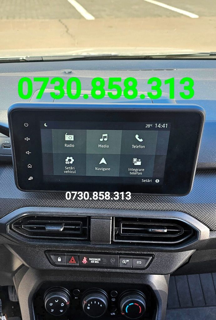 Jogger reverse camera video marșarier Dacia Logan Sandero Navigație