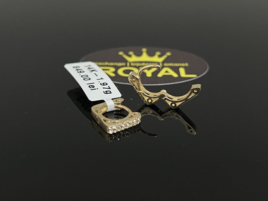 Bijuteria Royal CB : Cercei dama aur 14k 1,97 grame