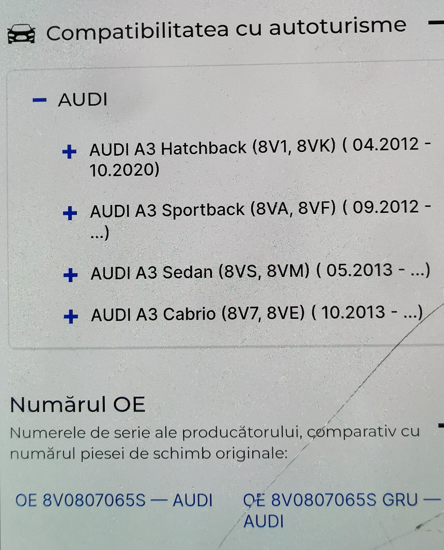 Bara fata noua Audi A4 8V noua import Germania
