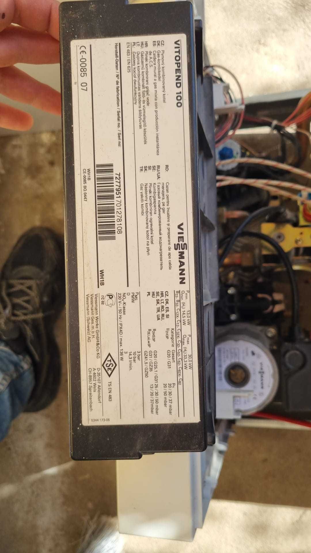 Viesmann Vitopend 100 30kw WH1B - Centrală termică pe gaz