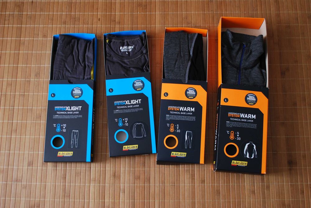 НОВИ Мерино Термо бельо Blakladder 100% merino Мъжки L вълна