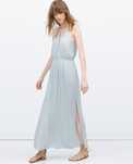Лятна Бледосиня рокля Zara