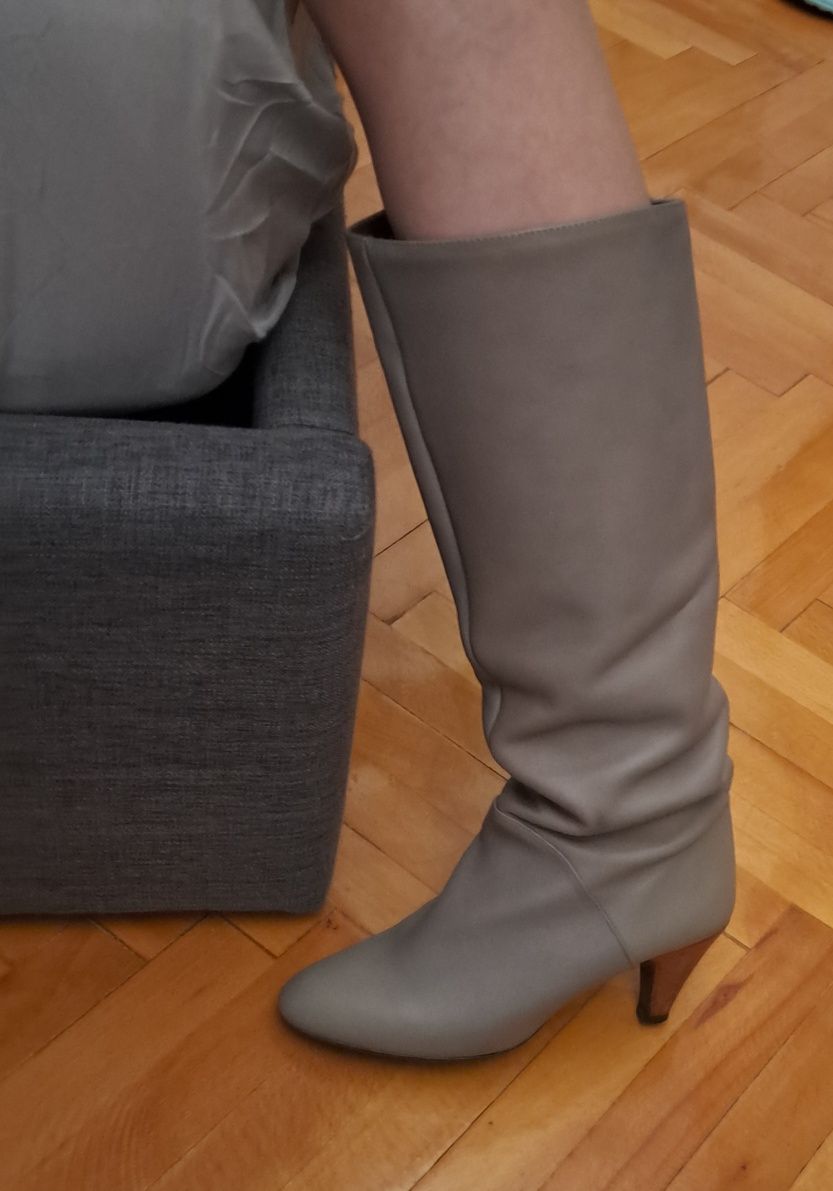 Cizme piele Zara, marimea 37
