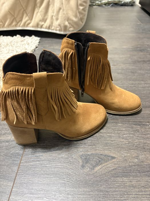 Уникални дамски боти 37 номер. Стелка 23.5 см