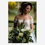 Rochie de mireasă Maya Fashion, mărimea XS/S, cu voal și diademă