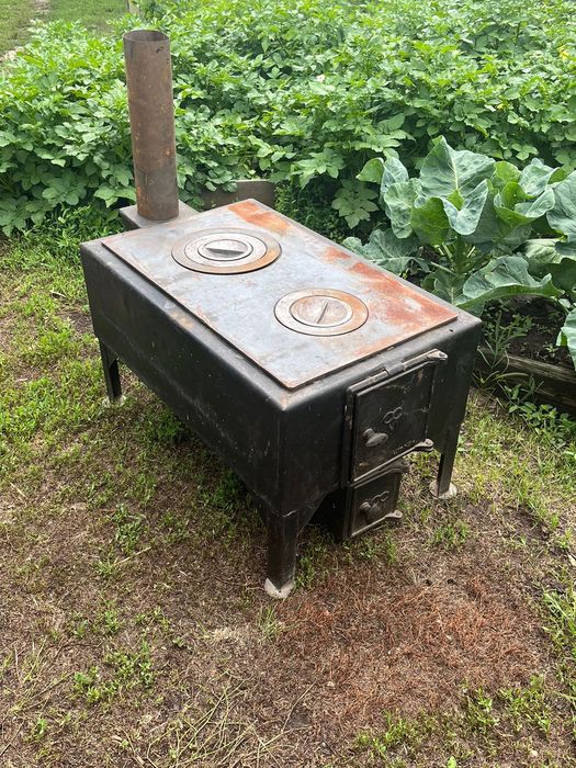 Металлическая печь для дачи