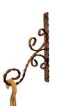 Suport jardiniera/ghivece perete vintage fier forjat flori/gradina