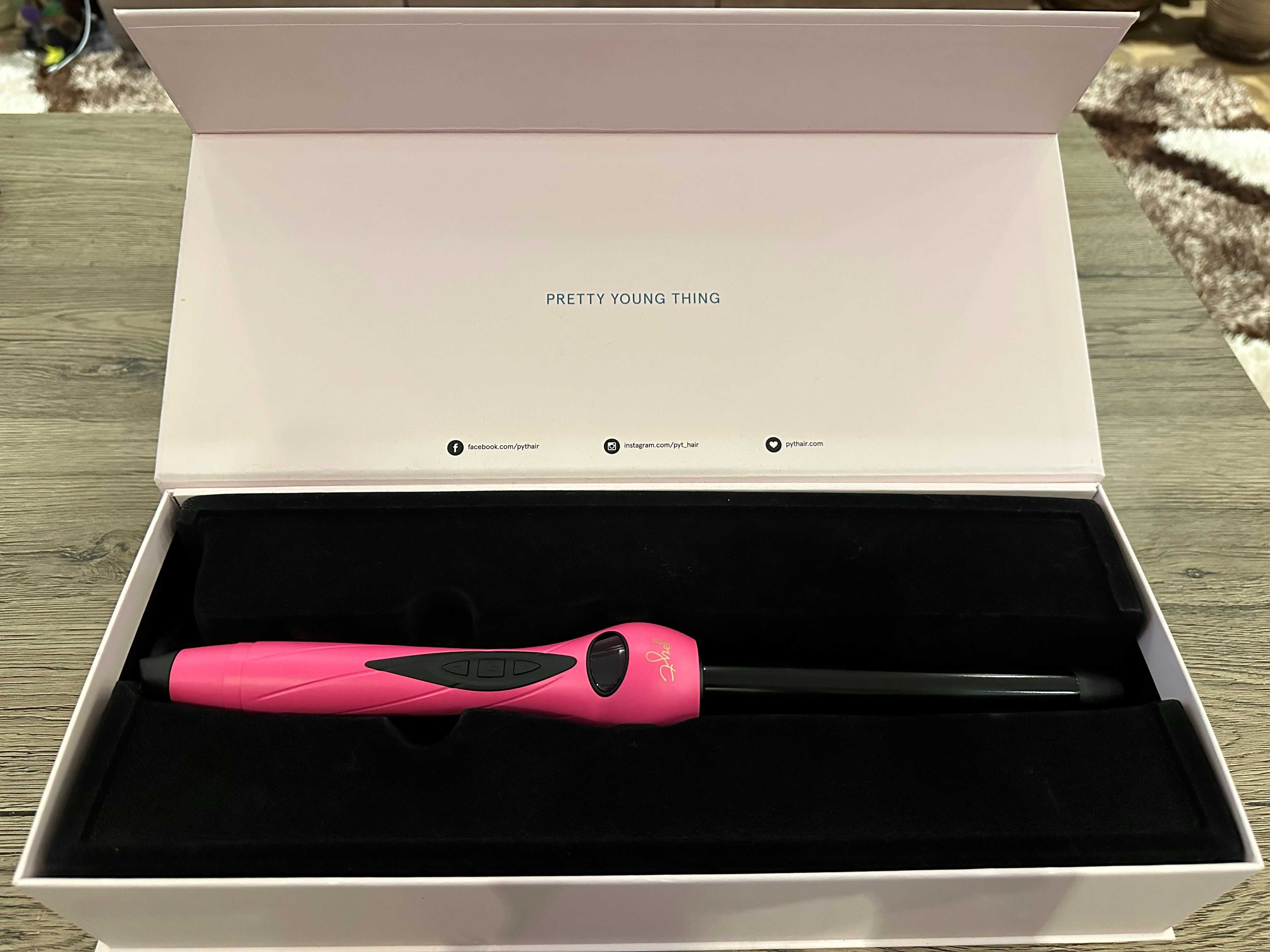 Шиш за къдрици Pyt Digital Curler 19mm Pink