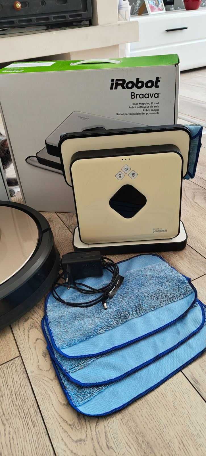 Irobot 976 + Irobot Braava 390t за сухо и мокро почистване