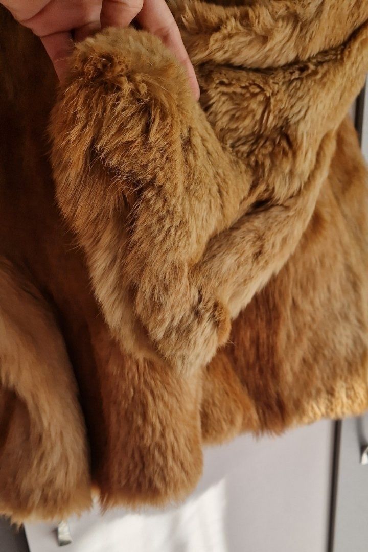 Палто от естествен косъм- лисица