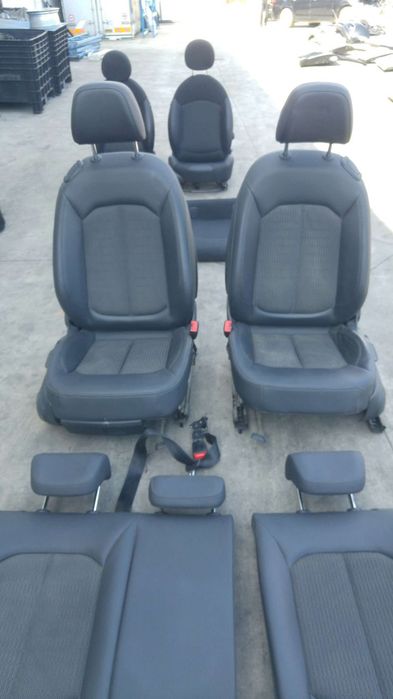 Set scaune bancheta interior mixt piele textil audi a3 8v 2 usi