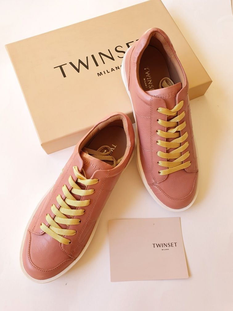 Кецове Twinset, 38 номер, естествена кожа, нови, оригинални