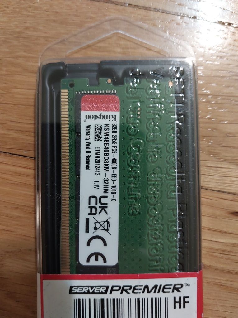 32GB DDR5 Crucial 4800Mhz RAM памети