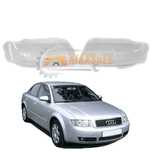 Капаци фарове Audi A4 B6 (00-04) фар ауди а4 б6 комплект стъкло крушка