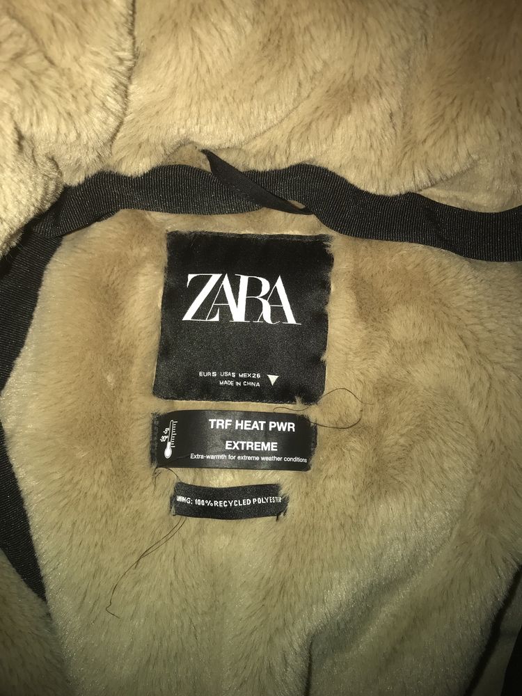Geaca Zara cu blana