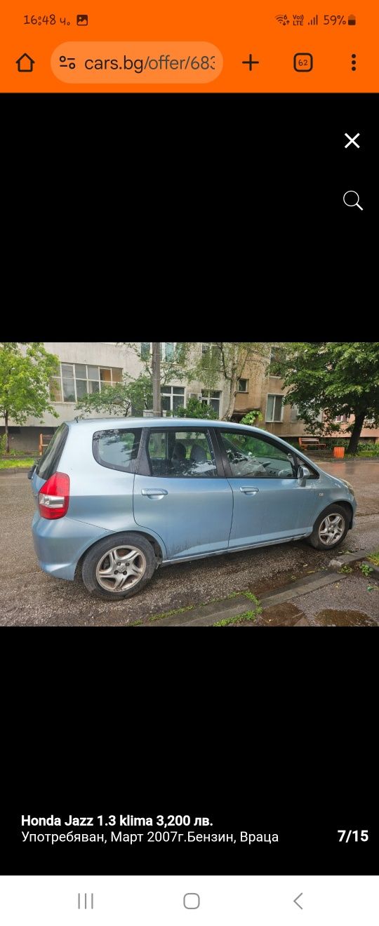 Honda jazz 1,3 klima