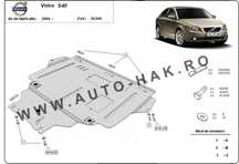 Scut motor metalic Volvo S40 2004 -2012 - otel 2mm