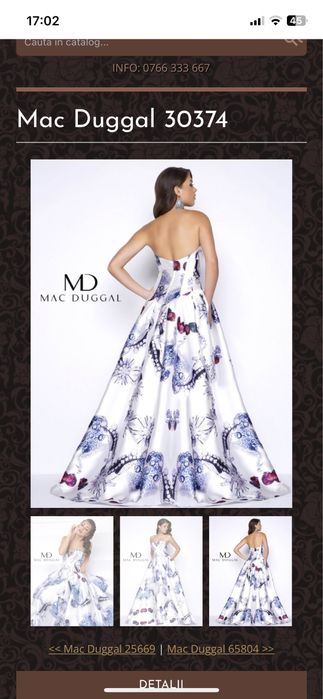 Vând rochie Mac Duggal