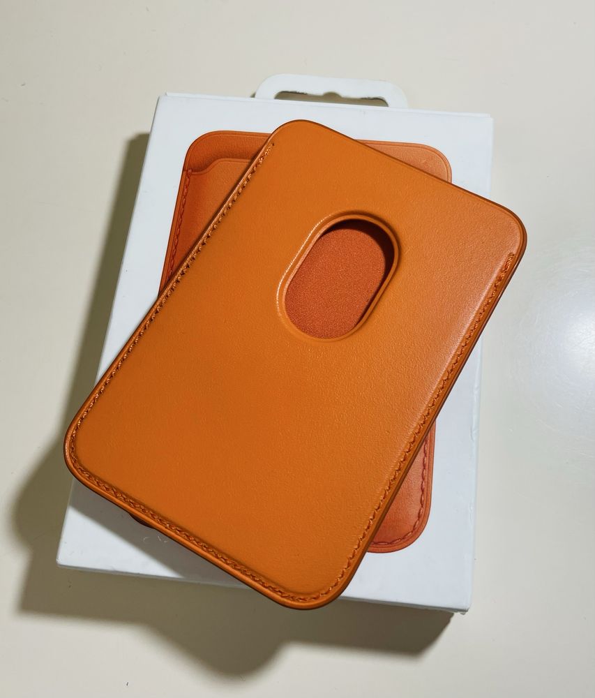 Apple Wallet (оригинал) кожанный картхолдер с локатором