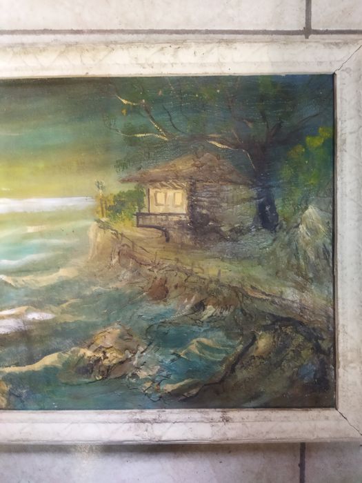 Стара Българска картина Море-Маринизъм