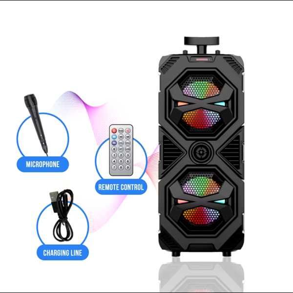 Преносима Bluetooth тонколона ZQS 8212 микрофон