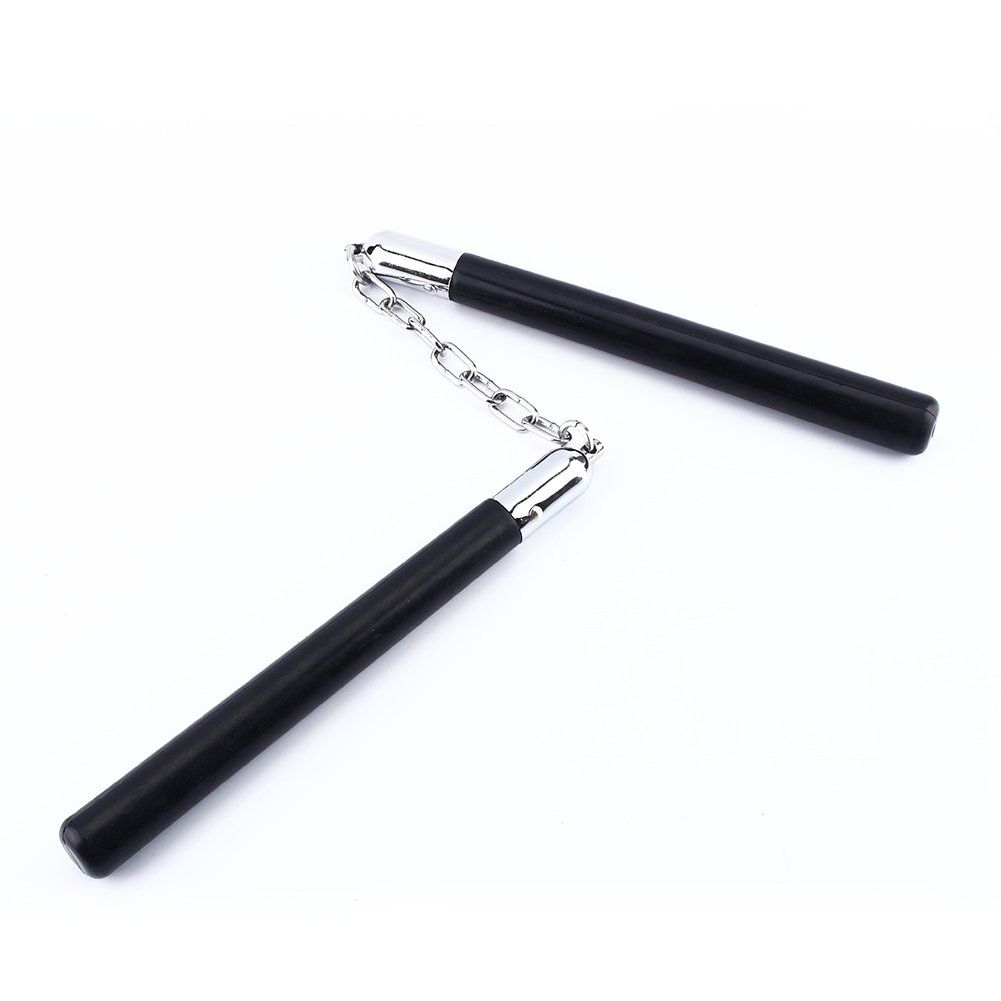 Set Nunceag, 31 cm si briceag fluture, 22 cm, negru