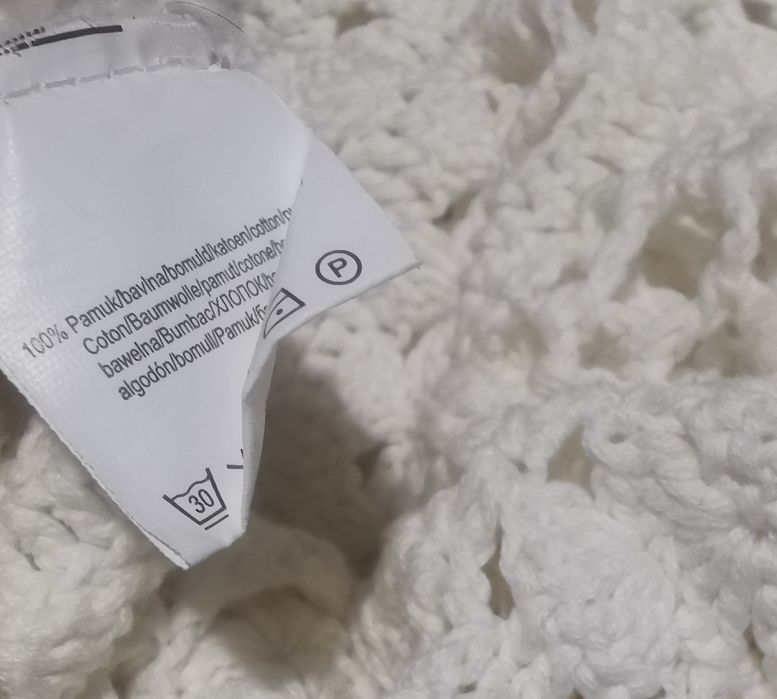 Bluza tricotata alba Linea Tesini