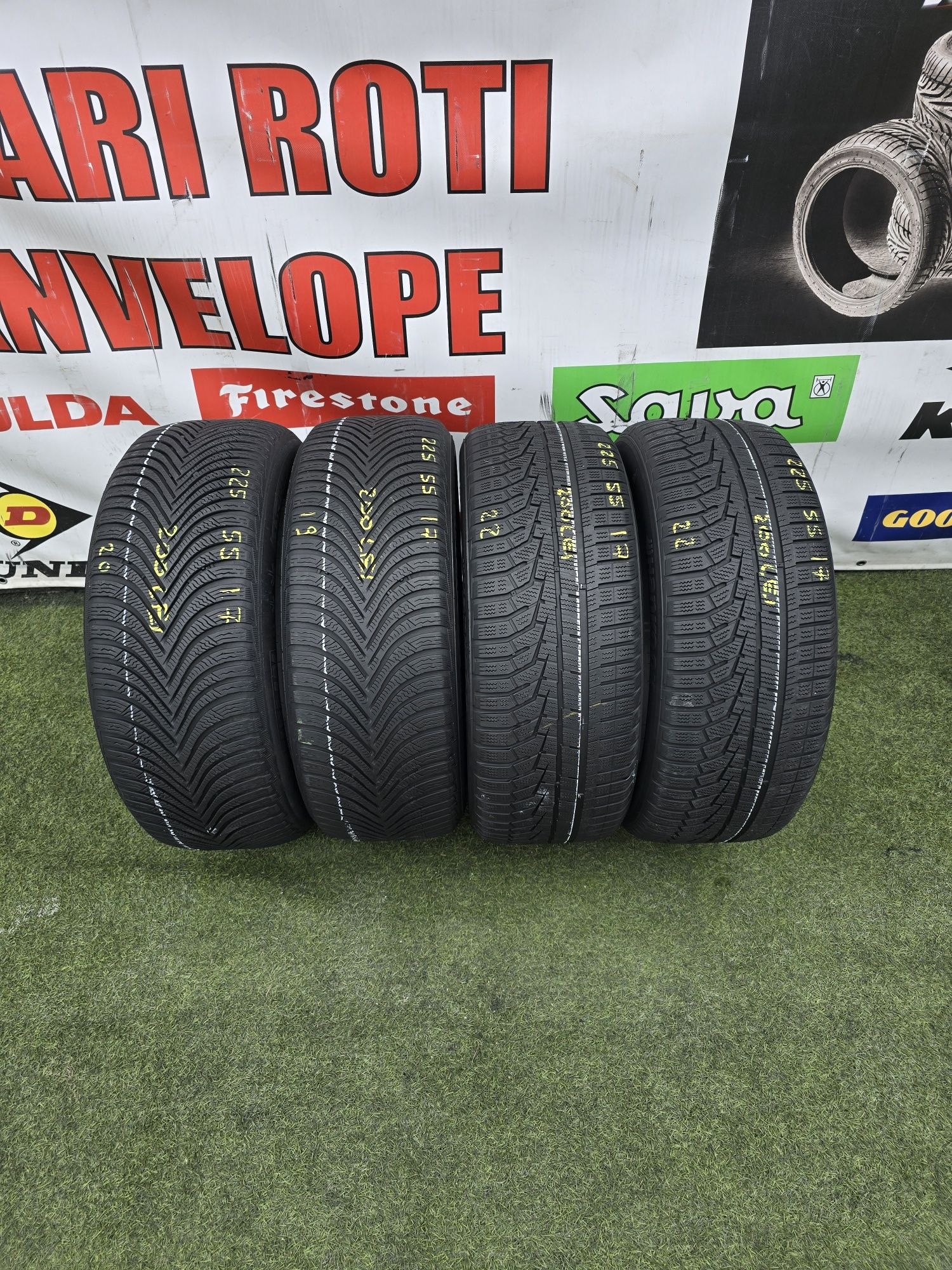225.55.17 2x hankook 2x michelin m+s