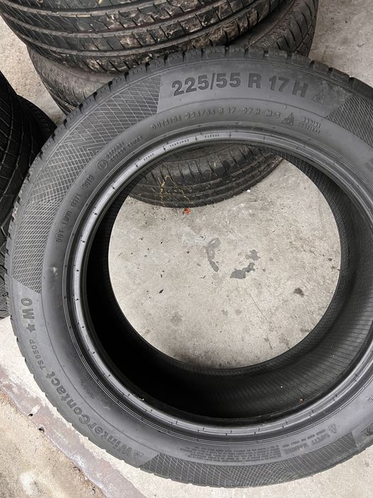2 anvelope de iarna 225/55/17 , Continental , 5.8 mm