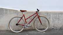 Bicicleta Pegas Clasic F, cadru 450 mm, 3 viteze, Rosu Mat
