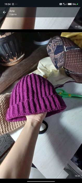 Шапочки детские и взрослые