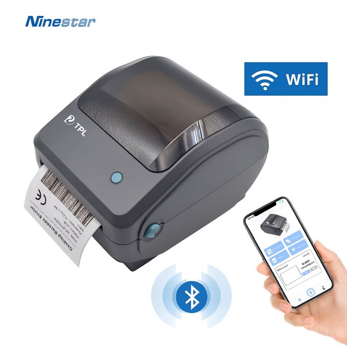 принтер этикеток с подключение USB Bluetooth Wi-Fi ( Каспий, Озон WB)
