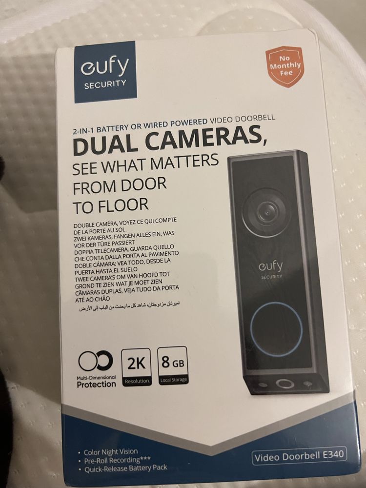 Dual Camera dual security 2 k Full HD Nou