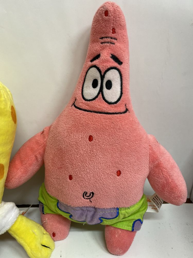 SPONGE BOB lot 2 jucării din pluș NICKELODEON