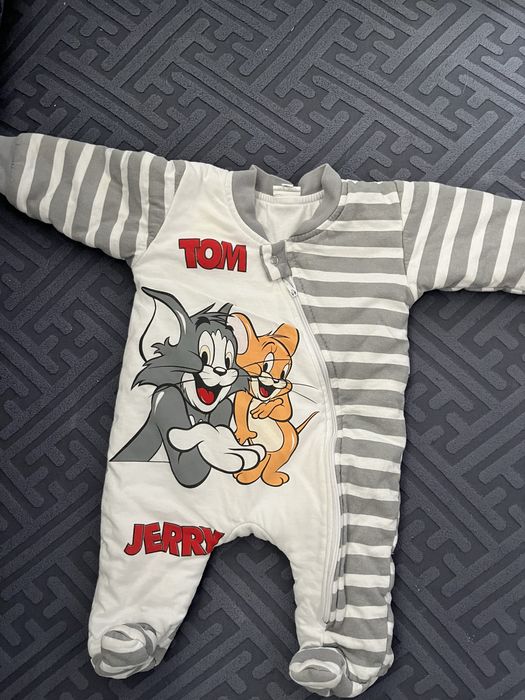 Бебешко памучно космонавче