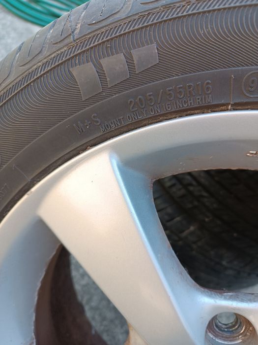 Jante+cauciucuri Mazda 3 M+S