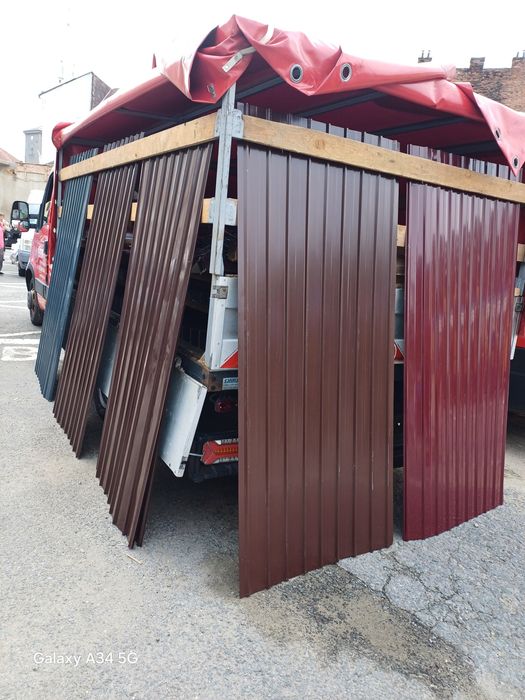 Tabla cutata colorata sau zincata