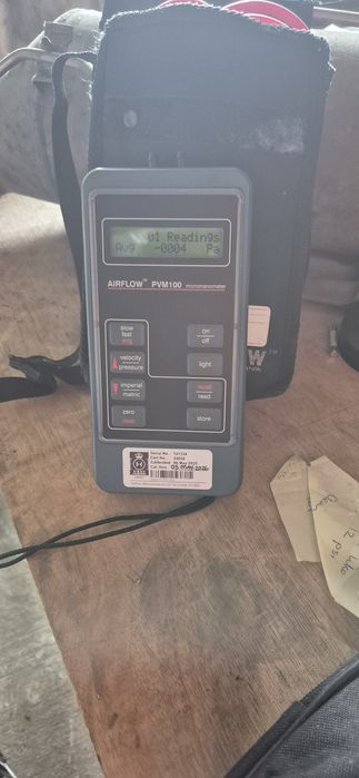 AIRFLOW PVM100 tester pentru aer condiționat sisteme ventilație etc