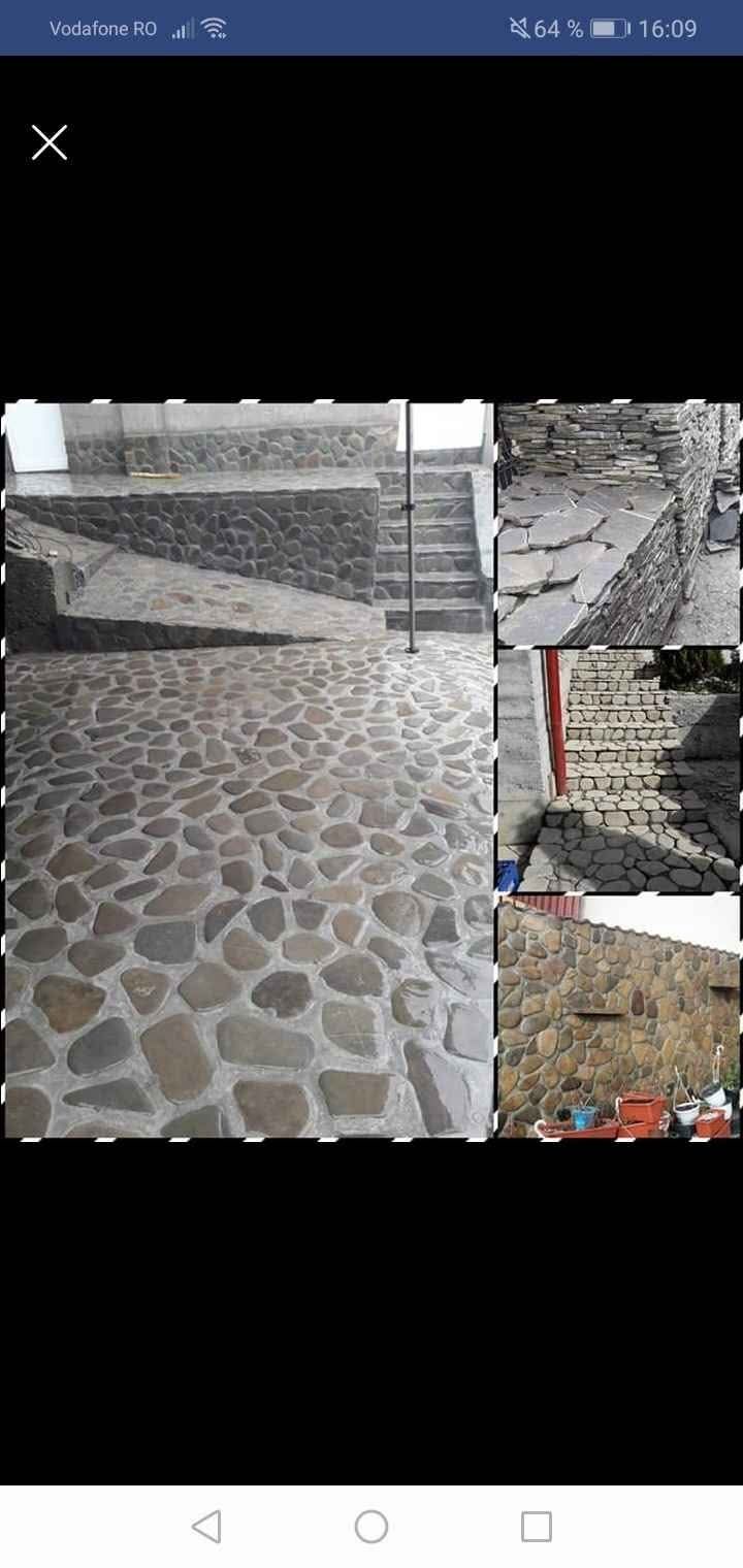 Vând piatra pentru pavaj