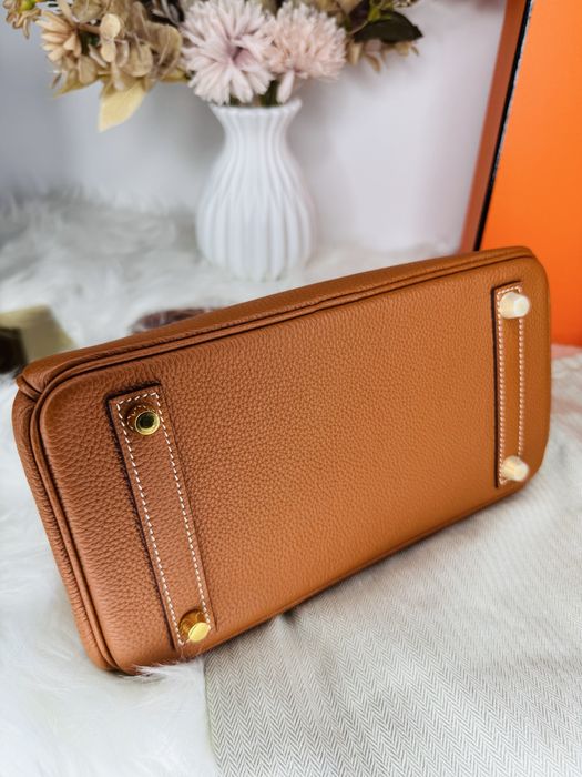 Geanta Hermes Birkin - piele naturala 100%, prezentare completa