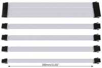 Комплект плетени кабели за захранване 24pin 4+4pin 2x8pin и 6pin