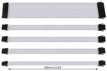 Комплект плетени кабели за захранване 24pin 4+4pin 2x8pin и 6pin