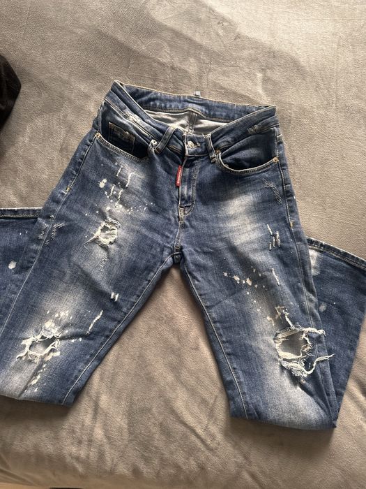 Дънки яке и шапка dsquared